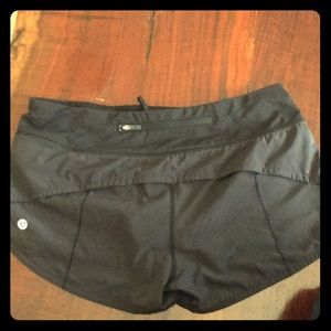 Black Lululemon Running Shorts